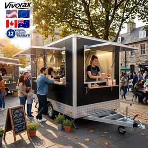 Remorques de vente ambulante entièrement équipées pour glaces, café, pizzas et barbecues, fabriquées en Chine, avec <span class=keywords><strong>cuisine</strong></span> complète, en promotion - Product Image 1