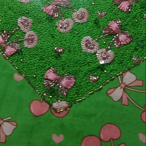 Robe musulmane traditionnelle Jalabiya avec broderie perlée à la main en modal-Accessoire vestimentaire - Product Image 5