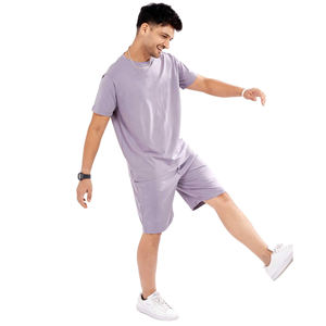 Ensemble de shorts d'été à manches courtes pour hommes de haute qualité Costume authentique personnalisable à des prix d'usine Style populaire - Product Image 2