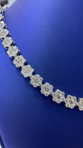 <b>Iced</b> <b>Out</b> VVS Moissanite Diamond Sparkling High Shine Drip Style 925 Sterling Silver Wedding Wear <b>Chain</b> - Product Image 6