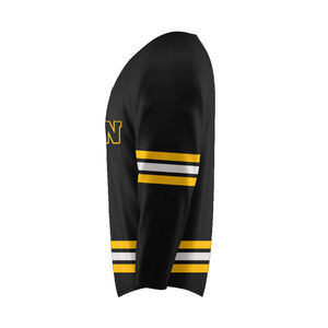 Concevez vos propres maillots de hockey sur glace personnalisés vente en gros de tissu en maille respirante conception d'impression par sublimation OEM ODM approvisionnement d'usine - Product Image 3