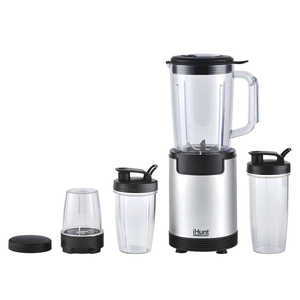 Licuadora Multifuncional IHunt Bro 4 en 1, 900W de Potencia, 18000 RPM, 1L de Capacidad, 6 Cuchillas, Trituradora de Frutas, Preparadora de Smoothies, Trituradora de Hielo, de Plástico - Product Image 3