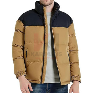Veste matelassée chaude pour homme, col montant, manteau matelassé à fermeture éclair épaissie pour le travail en plein air, le camping, la randonnée, le ski, couleurs personnalisées - Product Image 4