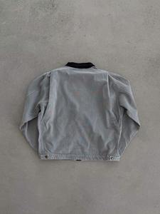 Chaqueta Americana de Trabajo de Peso Pesado con Cierre J97 Detroit, Corte Corto y Amplio, Estilo Casual con Cuello Alto, Prenda Exterior de Lona Lavada - Talla XS - Product Image 2