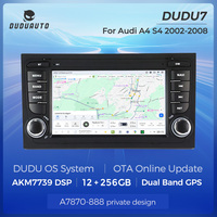 DUDUAUTO DUDU7 7870 Reproductor de Navegación para Auto Android Dual DIN de Última Generación para Audi A3 S3 2003-2012 de 7 Pulgadas con 4G LTE GPS WIFI BT