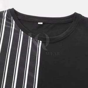 Ensemble T-shirt et short de course décontracté pour homme personnalisé, couleur contrastée, 100% coton, séchage rapide, léger - Product Image 6