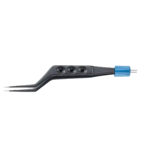 Pinzas Bipolares Eléctricas de Acero Inoxidable, Negras, Antiadherentes, Juego de Instrumentos Quirúrgicos para Hemostasia, Diseño de Bayoneta, AZICON - Product Image 1