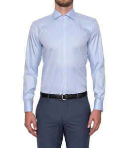 Chemise à manches longues pour homme, tenue d'affaires décontractée, couleur blanche, noire, nouvelle collection 2020 - Product Image 4