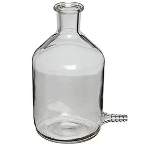 ขวดดูดแก้วบอโรซิลิเกตพร้อมฝาปิด/จุกและท่อระบาย ฝาแก้วใสสำหรับห้องปฏิบัติการวิจัย มีจำหน่ายในราคาที่เหมาะสม - Product Image 4