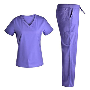 Fait sur mesure tendance couleur pourpre demi-manches gommage d'allaitement pour les femmes vente chaude gommage d'allaitement pour les dames - Product Image 2