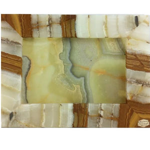 Green Onyx Marble Photo <b>Frame</b> Green Onyx Marble <b>Picture</b> <b>Frame</b> in Horizontal Rectangle Form 23 x 18 cm - Product Image 1