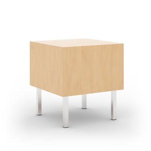 Table d'appoint moderne Vancouver 2 avec pieds en métal pour une utilisation en extérieur dans la cuisine et le salon - Product Image 1