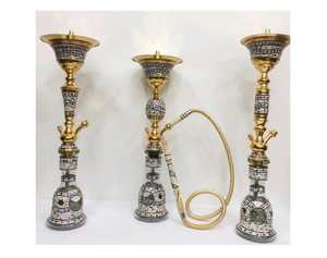 Cachimba Alta de Lujo de Acero Inoxidable con Lacado de Nácar - Product Image 6