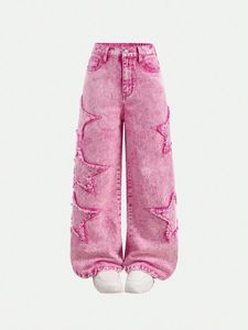 กางเกงยีนส์เอวกลางเอวสูงของผู้หญิงกางเกงยีนส์แฟนหนุ่มระบายอากาศได้ดีสไตล์สตรีทแวร์เป็นมิตรต่อสิ่งแวดล้อมสำหรับฤดูร้อน Y2K - Product Image 3