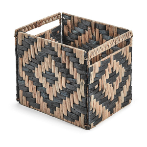 Hot Sale Natural Handmade Eco-Friendly Water Hyacinth Decorative Storage <b>Basket</b> <b>Woven</b> Multifunction Kitchen Room Furniture - Product Image 1