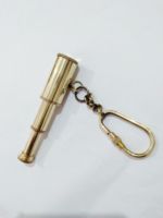 Porte-clés télescope en métal laiton Vintage fait à la main personnalisé Cartoony thème nautique maritime pour vélo voiture décor à la maison mariages
