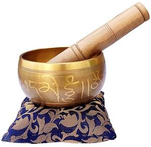 Japanese <b>Handmade</b> Sound Bowl Set in Metal Crafts Hand Hammered Chakra Healing Meditation Customize for Yoga Singing Bowl - Product Image 1