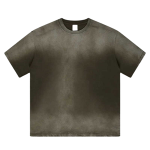 Premium <b>Men's</b> Acid Washed Vintage Style Streetwear <b>T</b>-<b>Shirt</b> 230GSM Cotton Custom Logo Print Oversized Plain Heavy Fit <b>Long</b> <b>Length</b> - Product Image 4
