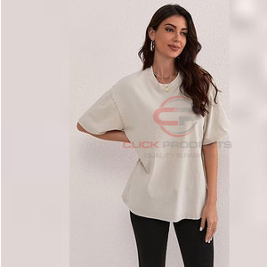 T-shirt en coton délavé à l'acide de haute qualité T-shirt de conception personnalisée pour les femmes Prix de vente le plus élevé T-shirt délavé à l'acide pour femmes - Product Image 5