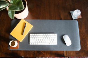 Genuine Leather Desk Mat Premium Smell Proof Heavy Duty Eco-Friendly Durable Writing Surface Table Protector Office Pad LMD-0077 - Product Image 6