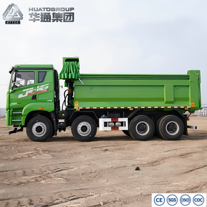 <span class=keywords><strong>Camion</strong></span> <span class=keywords><strong>benne</strong></span> d'<span class=keywords><strong>occasion</strong></span> remis à neuf FAW poids lourd 430 CV 8x4 Euro3 avec bâche verte et conduite à gauche - Product Image 4