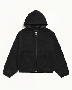 Chaqueta de Trabajo de Lona Resistente de Alta Calidad para Hombre, Chaqueta Corta de Algodón de Estilo Vintage para la Temporada de Primavera - Product Image 2