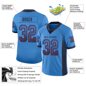 Maillot de football américain respirant, personnalisé, en maille, vente en gros, maillot de football américain de qualité supérieure - Product Image 5