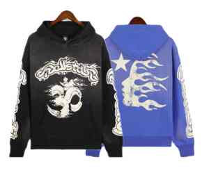 Personalizado Vintage Impreso Alta Calidad Diseñador Casual Sudadera con capucha enemigo hombres - Product Image 1