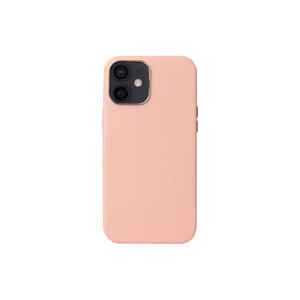 Coque en silicone souple rose SENK Eyzi Premium pour iPhone 12 XS - Coque arrière protectrice de forme rectangulaire en TPU - Product Image 1