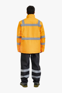 High Visibility Customizable Workwear Vest Breathable Comfortable Jacket Reflective <b>Strips</b> Logo Safety Support Bulk Supply - Product Image 4