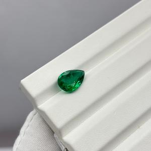 พลอยมรกตทรงลูกแพร์ขนาด 4.2 กะรัต ขายส่งพลอยมรกตธรรมชาติเจียระไนสำหรับทำเครื่องประดับ ผู้ผลิตและผู้จัดจำหน่าย - Product Image 2