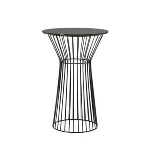 Mesa de centro redonda de Metal de lujo moderna, buena colección para el hogar, Hotel, Villa, juego de mesa central de acero para muebles de sala de estar - Product Image 1