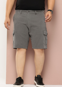 Shorts cargo pour hommes en tissu anti-rides sur mesure OEM, vente en gros, taille mi-haute, longueur genou, options multicolores, 100% coton - Product Image 2