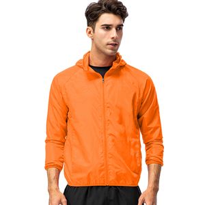 Vente en gros 2025 vestes coupe-vent d'hiver amples légères surdimensionnées personnalisées à fermeture éclair de couleur bleue unie OEM - Product Image 2