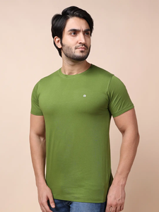 Camiseta de media manga de algodón 100% Premium para hombre, cuello redondo básico, estilo versátil, moda sin esfuerzo, patrón de estampado cómodo para todo el día - Product Image 5