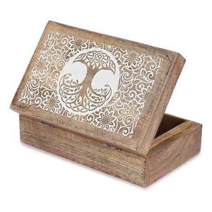 Antique Look Hand Carved <b>Wooden</b> Storage <b>Box</b> for Watches Necklaces Bracelets Bangles Organizer <b>Wooden</b> <b>Box</b> in Wholesale Prices - Product Image 5