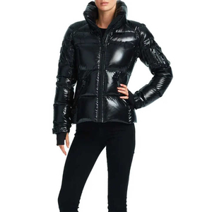 Women <b>Puffer</b> <b>Jacket</b> Fashion 100% Polyester Casual Outwear for Women High Quality Women <b>Cropped</b> <b>Cropped</b> <b>Puffer</b> <b>Jacket</b> OEM Design - Product Image 3