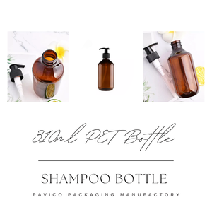 Bouteilles cylindriques vert foncé en plastique PET confortables de 500ml du fabricant du Vietnam pour l'emballage de soins de la peau de shampooing de cosmétiques - Product Image 4