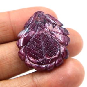 Rubí Rojo Natural Tallado en Cabujón, Gema de Rubí Tallada a Mano, Piedra Suelta Lisa, Proveedor Mayorista para Joyería - Product Image 2