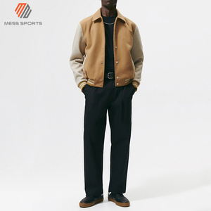 Best Quality MESS SPORTS Custom Adult and Youth Baseball Varsity <b>Jacket</b> 2024 Winter Wool Body Reversible Windproof - Product Image 2