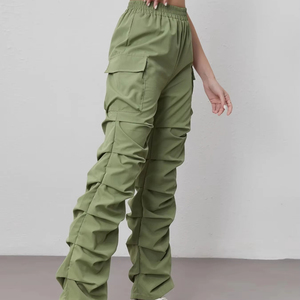 100% Cotton Wholesale Woman Trousers Top Quality Lightweight Cargo Pants Women Custom Design Breathable Cargo Jogger - Product Image 5