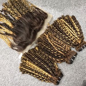 Gros 100% Vierge de Haute Qualité Pixie Bouclés Frontaux Grand Stock Naturel Vague Style Vietnamien Cheveux Bruts pour - Product Image 4