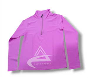 Chemises d'équitation à demi-fermeture éclair pour femmes Couche de base à manches longues 10 couleurs Nylon Spandex Chemises équestres Couche de base pour femmes - Product Image 2