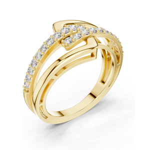 Anillo de Diamante de Laboratorio de 0.342 CT para Mujer, Claridad VVS-VS EF, Oro de 18KT, 14KT, 10KT y Plata 925, Oro Rosa, Amarillo y Blanco - Product Image 6