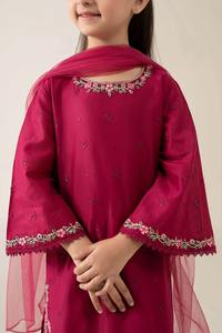 Salwar Kameez ethnique mignon pour adultes et filles, élégant, fait à la main, traditionnel, pour les fêtes d'hiver, vêtements décontractés, respirant, confortable - Product Image 4
