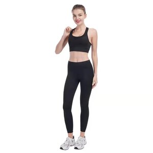 Ensemble de yoga pour femmes en gros 5 pièces vêtements de sport d'entraînement respirants tenue de fitness - Product Image 3