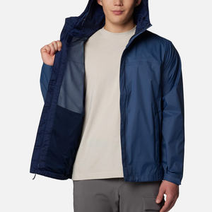 เสื้อแจ็กเก็ตกันน้ำสำหรับผู้ชายพร้อมโลโก้เสื้อกันลมระบายอากาศ - Product Image 4