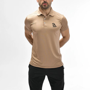 เสื้อโปโลออกกำลังกายแบบพอดีตัว ผลิตจากผ้าที่ระบายความชื้นได้ดี สวมใส่สบาย น้ำหนักเบา - Product Image 1