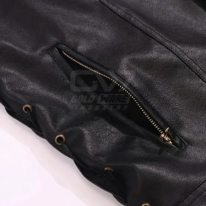 Chaleco de Cuero 100% de calidad superior, precio razonable, venta al por mayor, último diseño, ropa de hombre, chaleco de cuero para venta en línea - Product Image 4