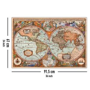 Póster de Mapa del Mundo Antiguo de Estilo Tradicional Histórico - Product Image 1